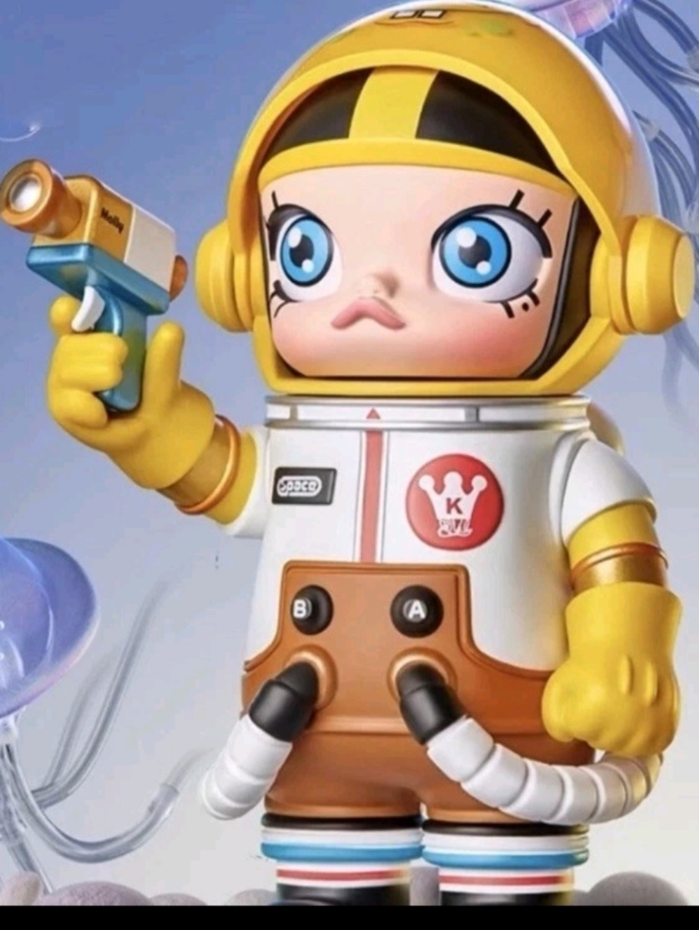 Pop Mart Mega Space Molly Series 1 Sponge Bob Molly Astronaut Blind Box Figure